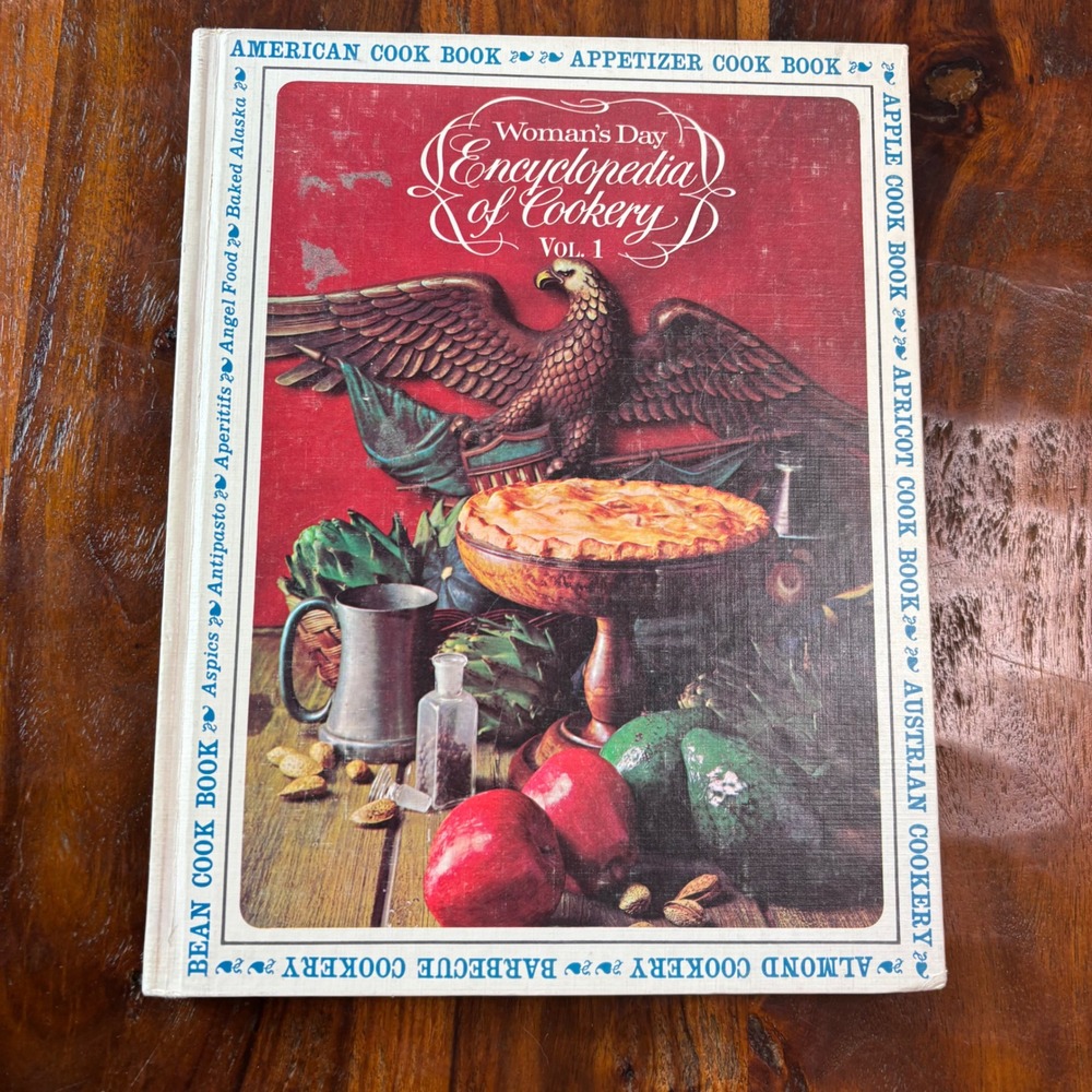 Vintage Woman's Day Encyclopedia of Cookery Vol 1 A-Bea Hardcover Third Edition